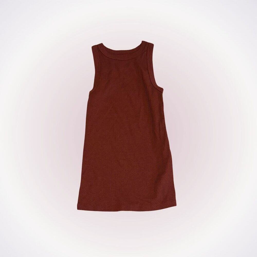 A New Day Rust Color Crewneck Tank Top | Sz XS